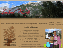Tablet Screenshot of landhotel-wolf.at